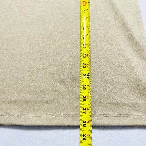 DKNY Men's Stretch Pullover Short Sleeve Khaki Soft T-shirt Size Medium NWT - Picture 9 of 9